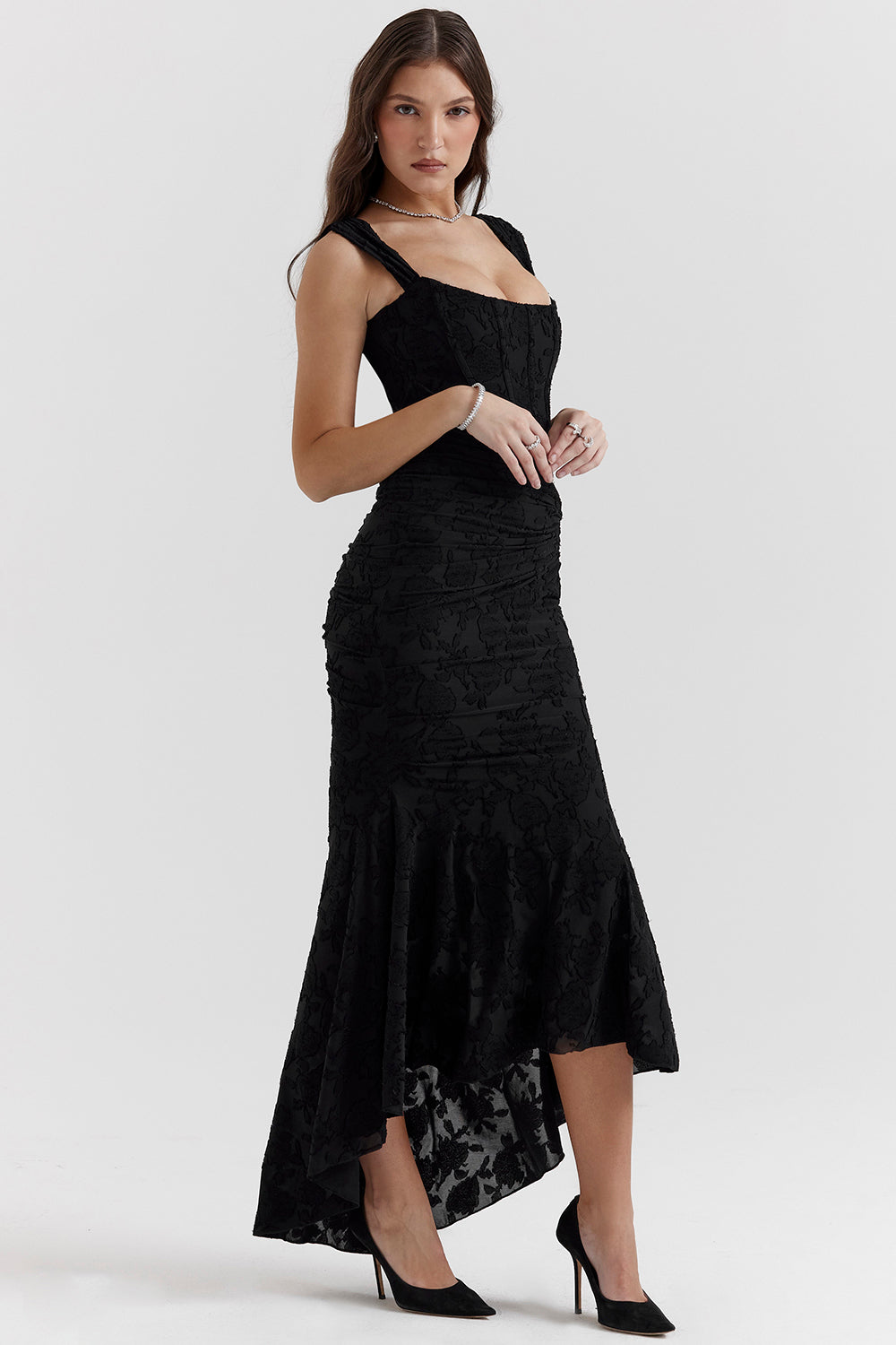 Vestido Midi Bustier Hannah