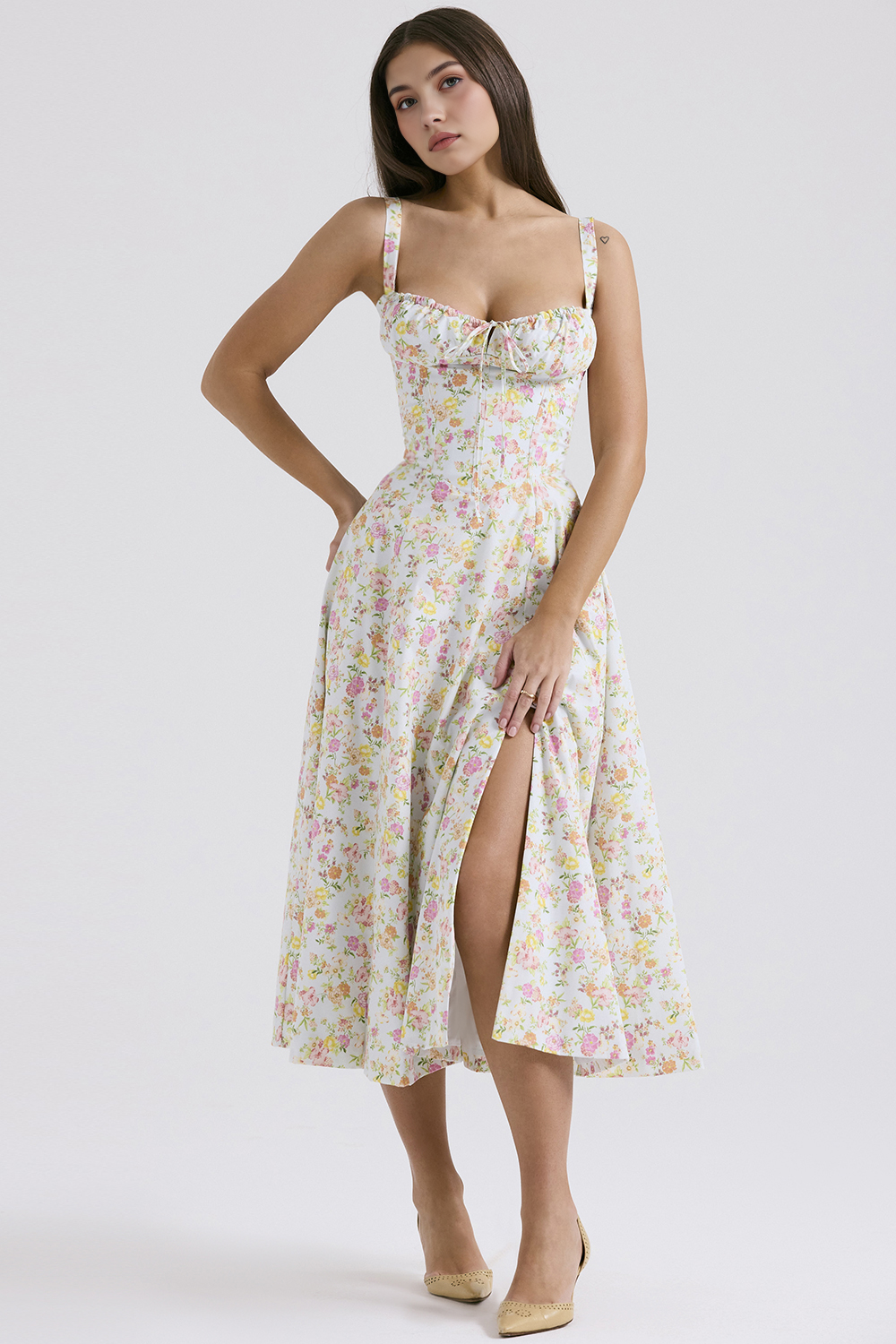 Vestido Midi Bustier Mavie