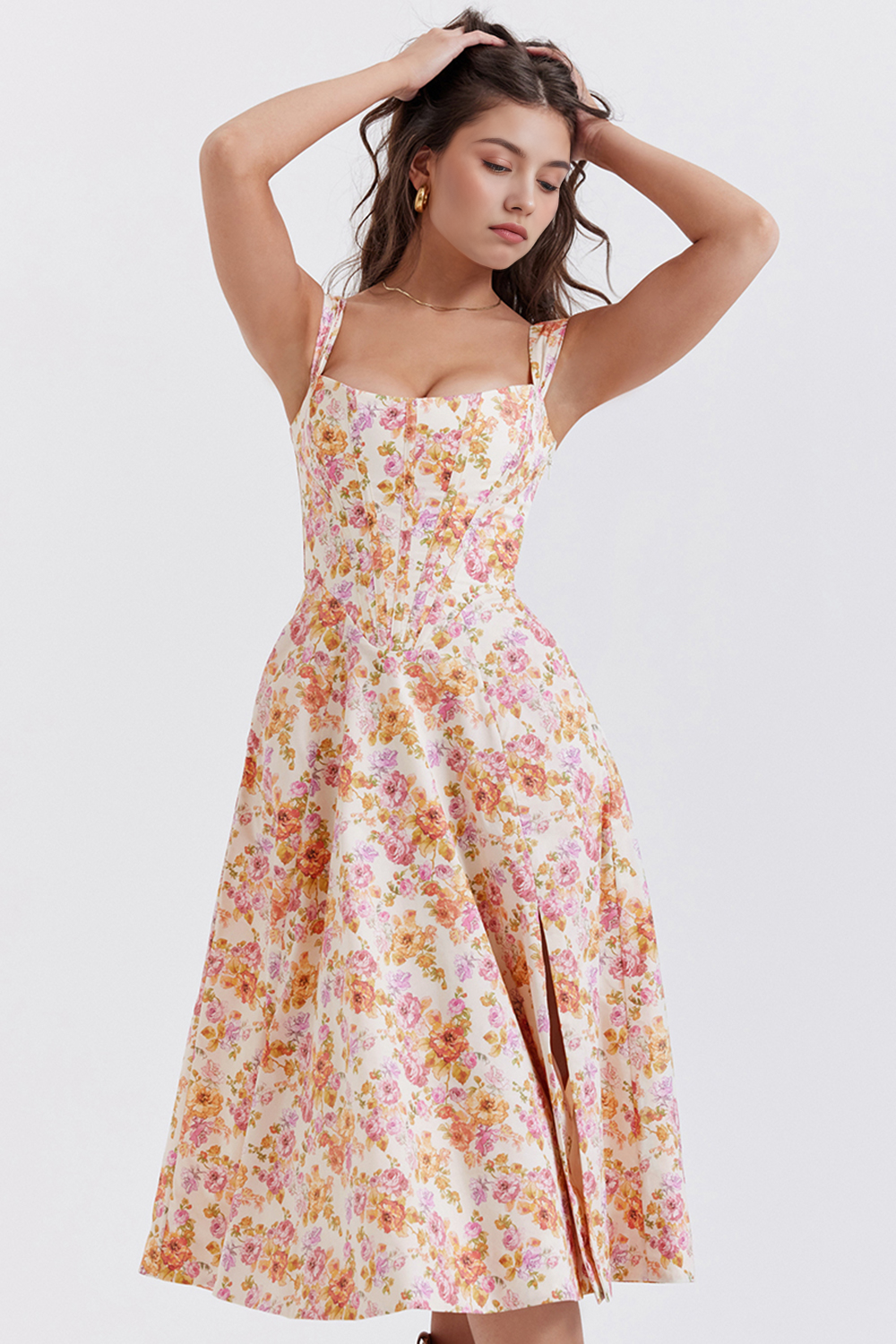 Vestido Midi Bustier Olivia