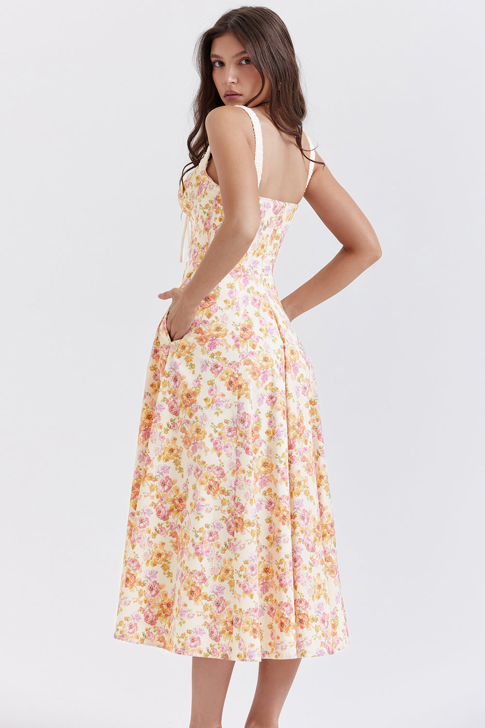 Vestido Midi Bustier Selina