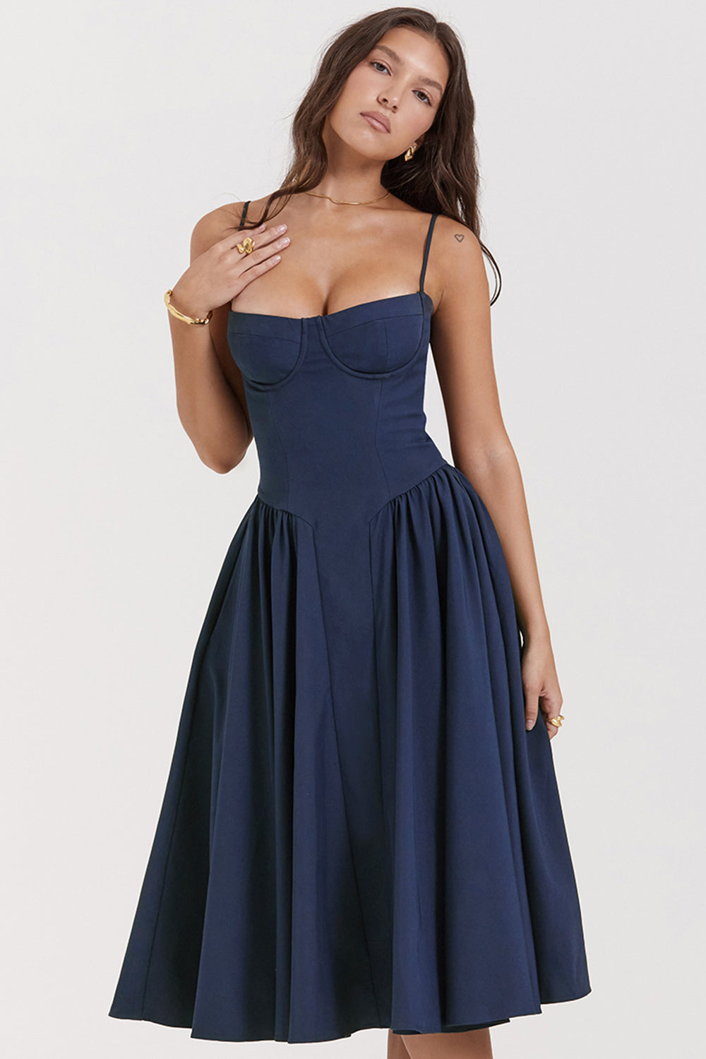 Vestido Midi Bustier Anne