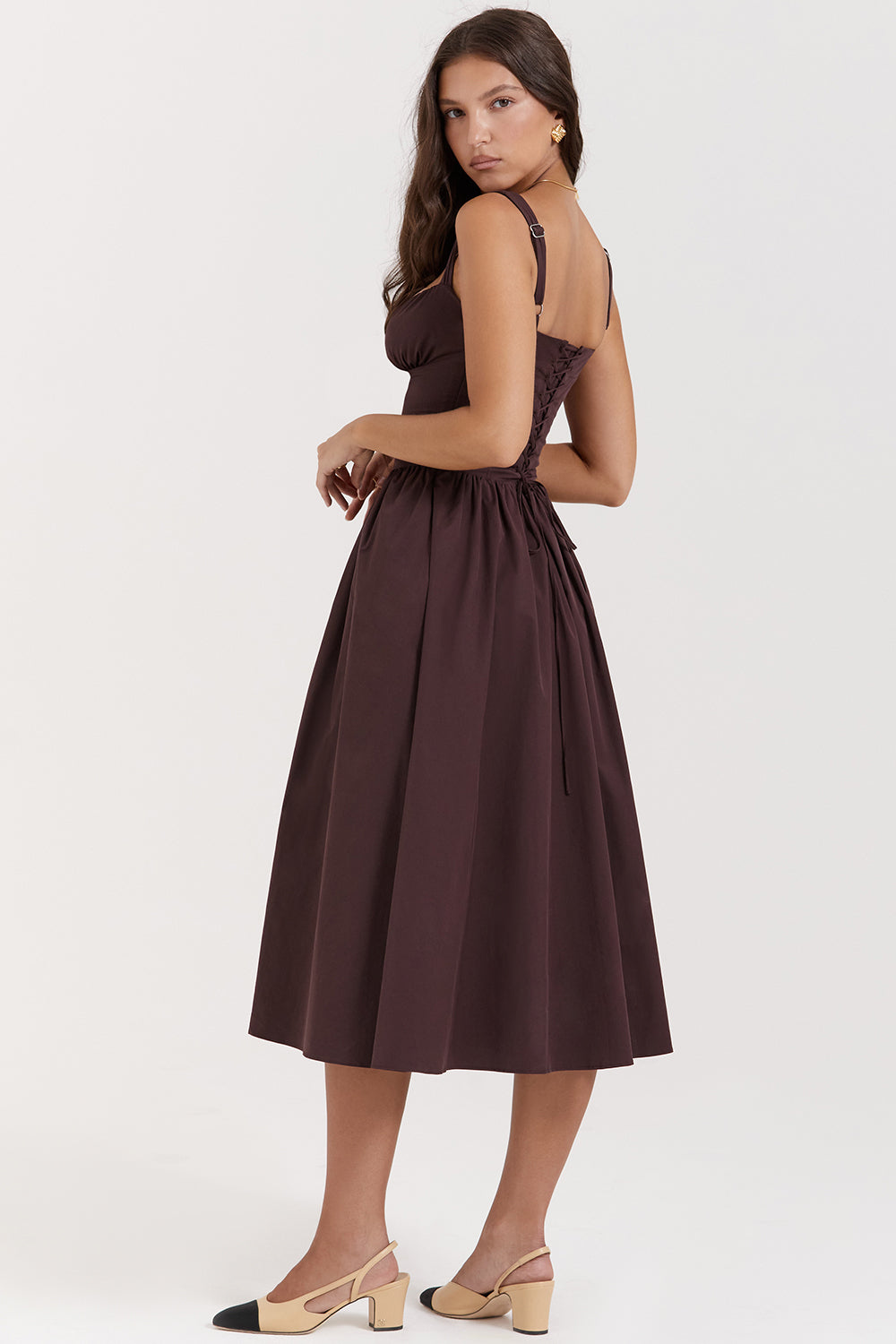 Vestido Midi Bustier Lauren