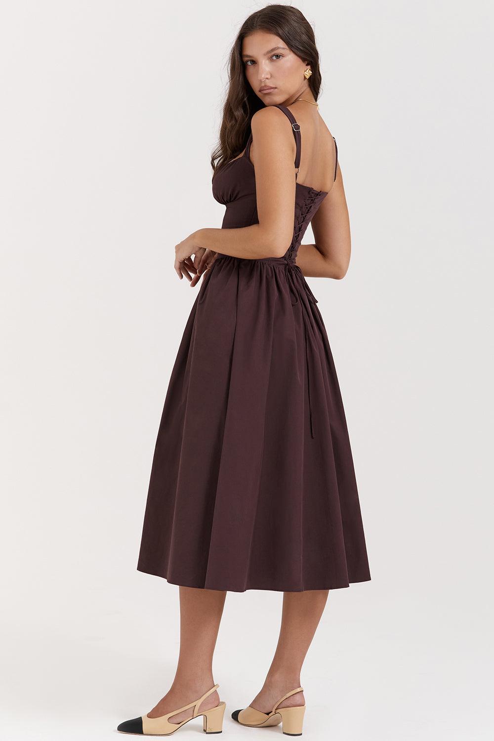 Vestido Midi Bustier Lauren