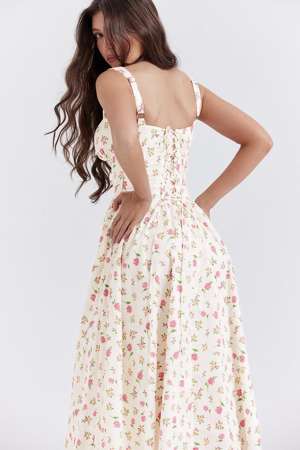 Vestido Midi Bustier Lauren