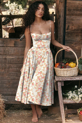 Vestido Midi Bustier Anne