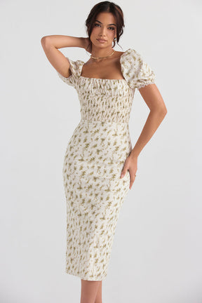 Vestido Midi Flor
