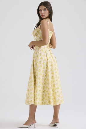 Vestido Midi Bustier Mavie