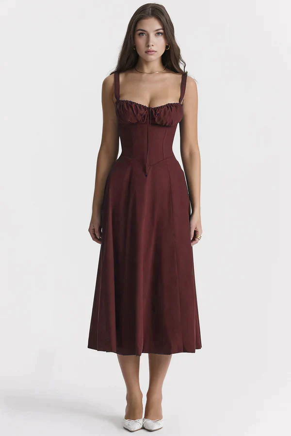 Vestido Midi Bustier Mavie