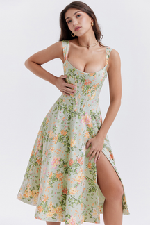 Vestido Midi Bustier Olivia
