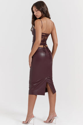 Vestido Midi Bustier Jamile