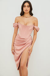 Vestido Midi Bustier Violetta