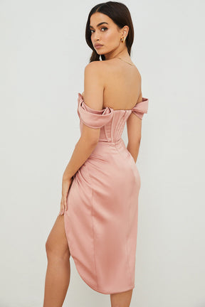 Vestido Midi Bustier Violetta
