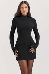 Vestido Curto Manga Longa Kayla