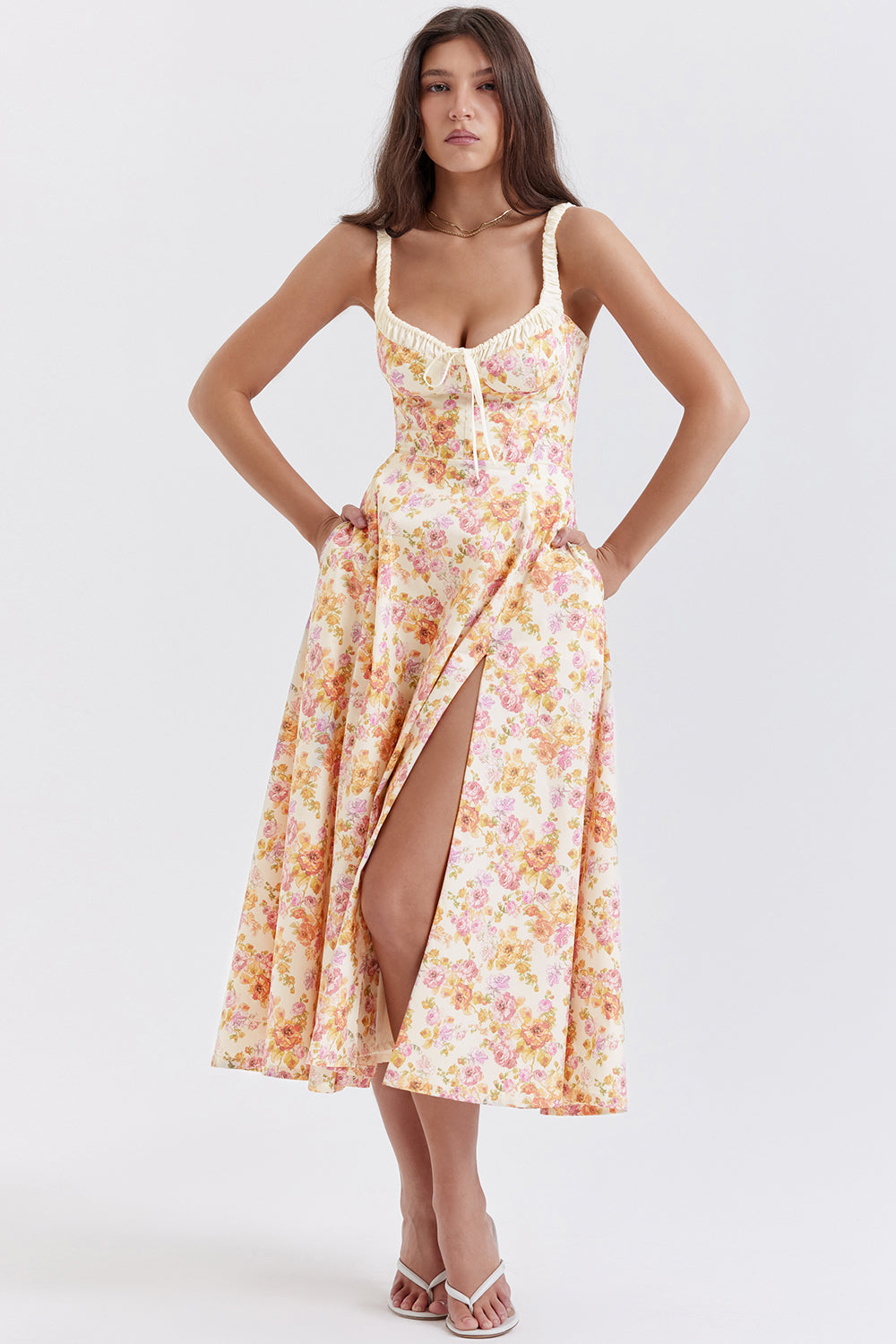Vestido Midi Bustier Selina