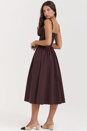 Vestido Midi Bustier Lauren
