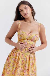 Vestido Midi Bustier Lauren