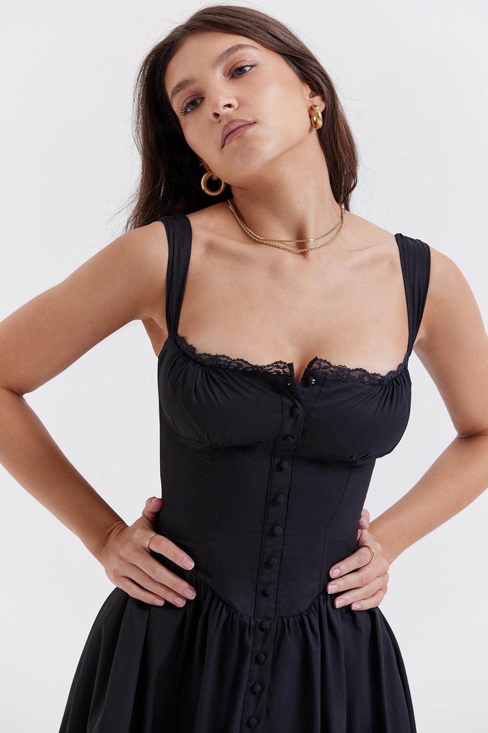Vestido Midi Bustier Lauren
