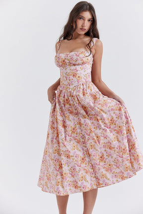 Vestido Midi Bustier Lauren