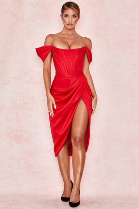 Vestido Midi Bustier Violetta