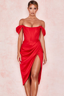 Vestido Midi Bustier Violetta