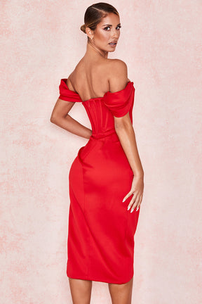Vestido Midi Bustier Violetta